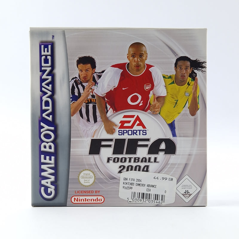 Nintendo Game Boy Advance Spiel : Fifa Football 2004 - OVP Anleitung Modul