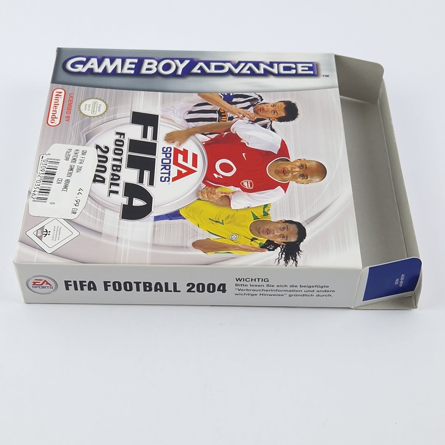 Nintendo Game Boy Advance Game: Fifa Football 2004 - OVP Instructions Module