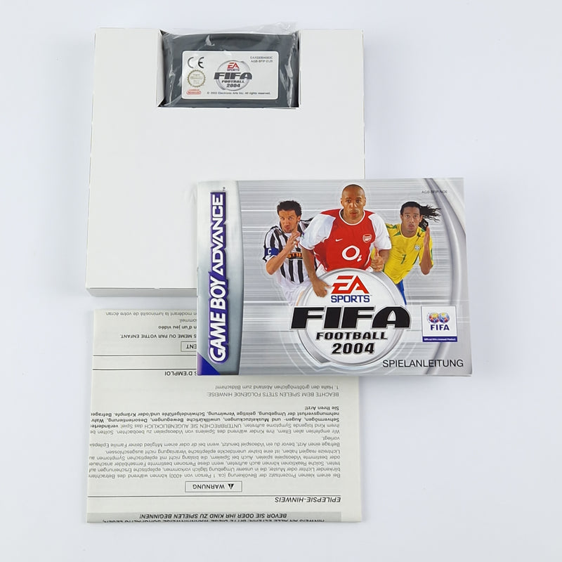 Nintendo Game Boy Advance Spiel : Fifa Football 2004 - OVP Anleitung Modul