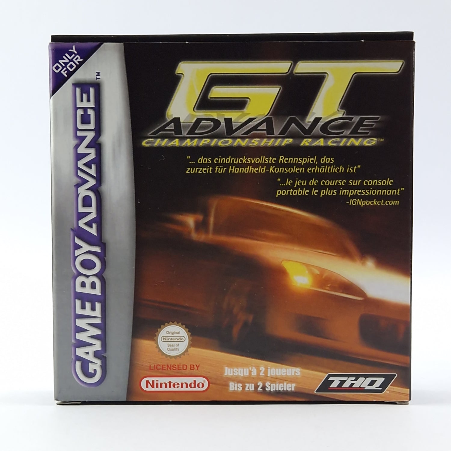 Nintendo Game Boy Advance Game: GT Advance Championship Racing - OVP Gameboy