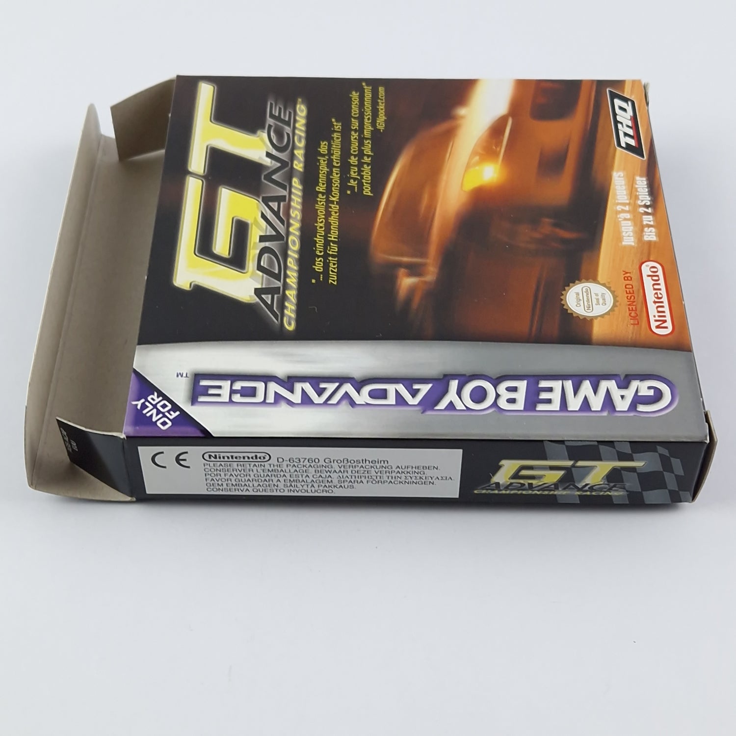 Nintendo Game Boy Advance Game: GT Advance Championship Racing - OVP Gameboy