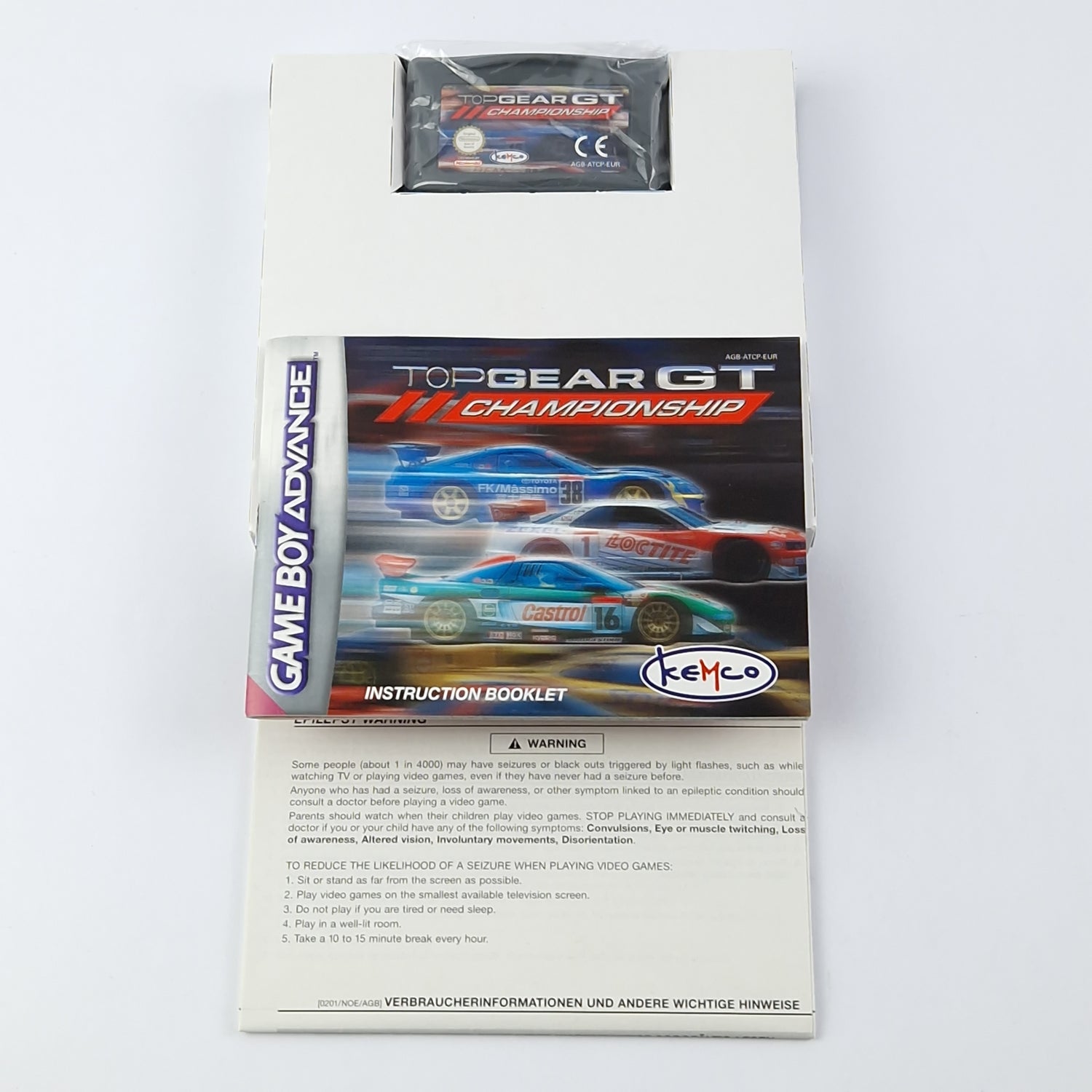Nintendo Game Boy Advance Spiel : Top Gear GT Championship - OVP Gameboy GBA