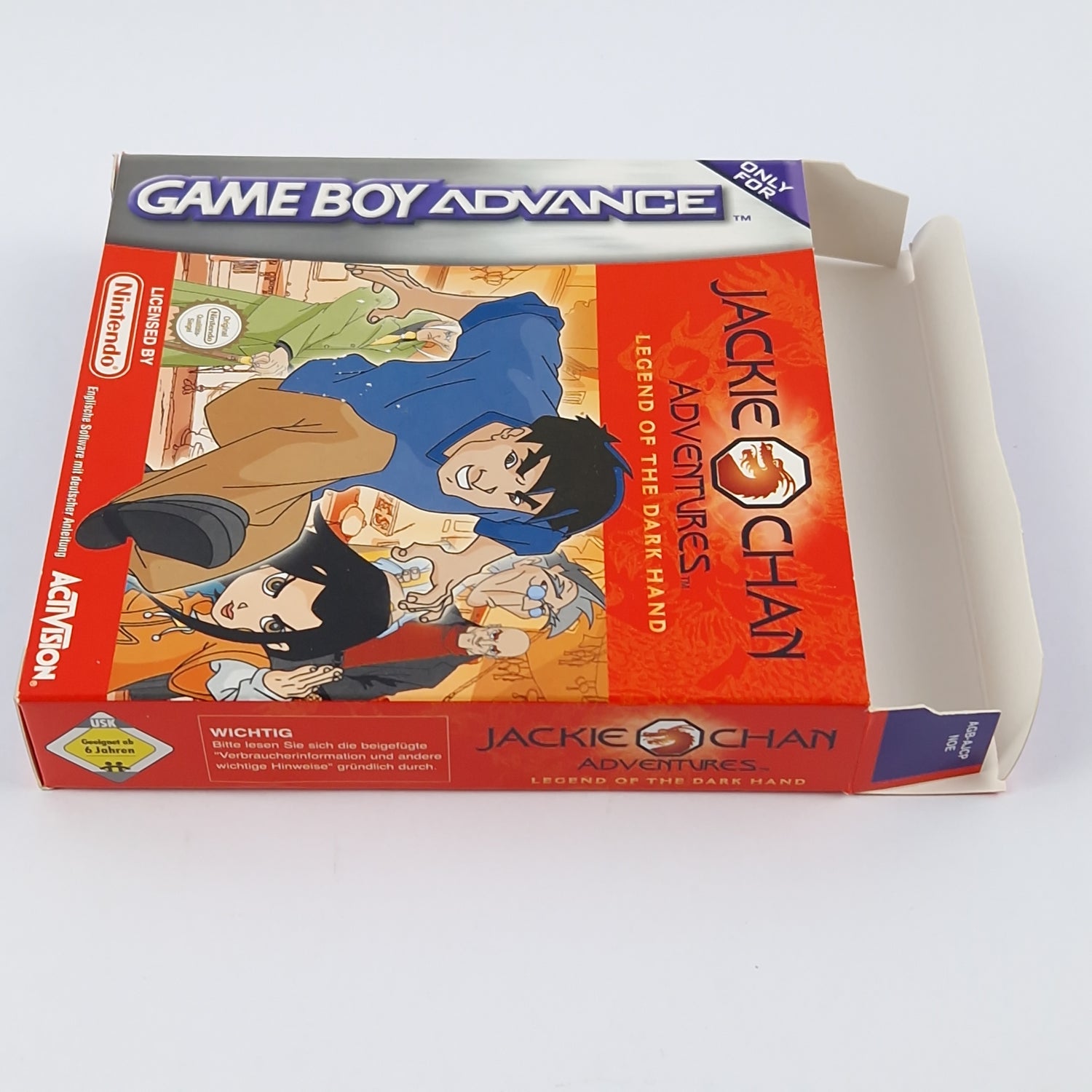 Nintendo Game Boy Advance Game: Jackie Chan Adventures - OVP GBA Gameboy