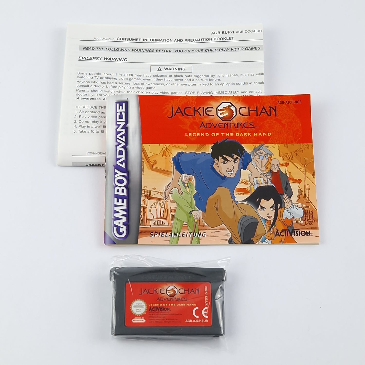 Nintendo Game Boy Advance Game: Jackie Chan Adventures - OVP GBA Gameboy