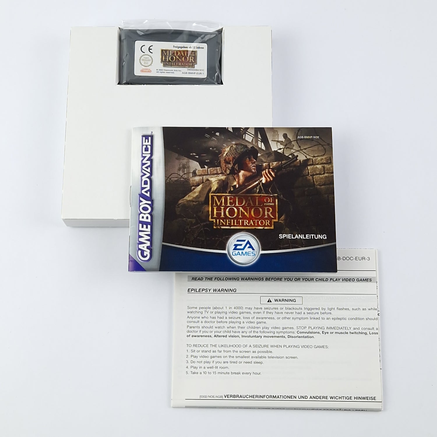Nintendo Game Boy Advance Spiel : Medal of Honor Infiltrator - OVP GBA Gameboy