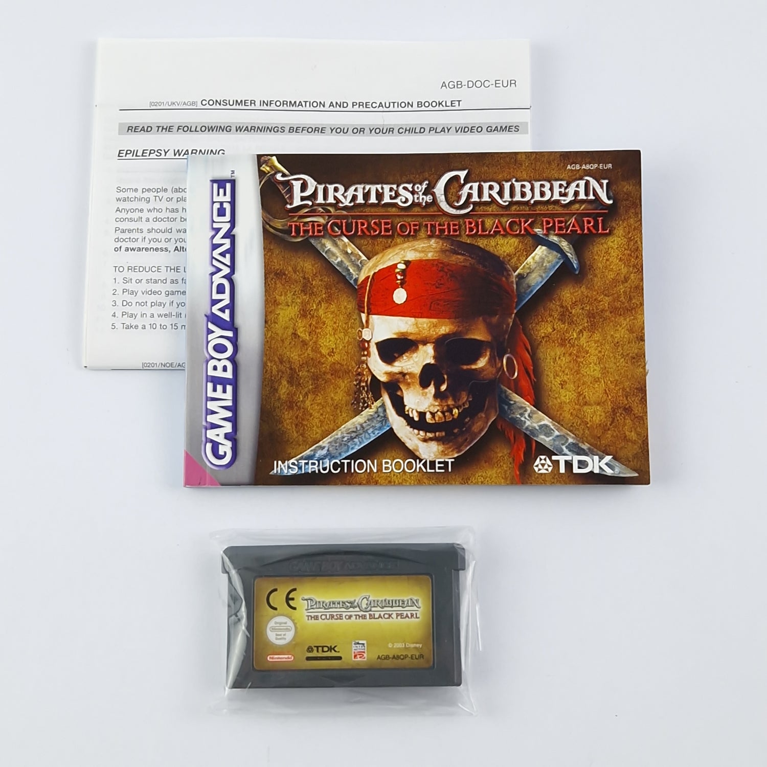 Nintendo Game Boy Advance Spiel : Pirates of the Caribbean - OVP GBA Gameboy