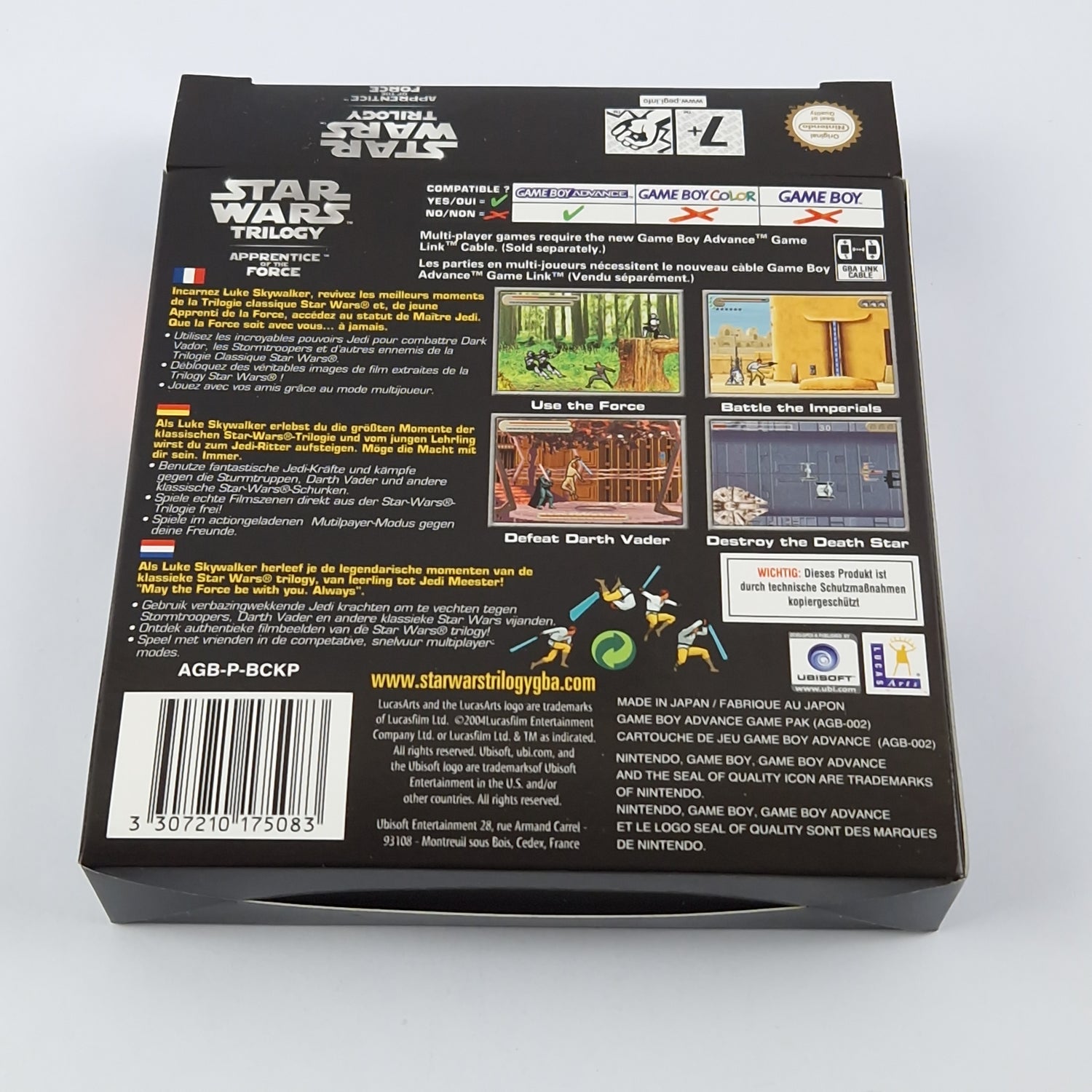 Nintendo Game Boy Advance Spiel : Star Wars Trilogy - OVP GBA Gameboy
