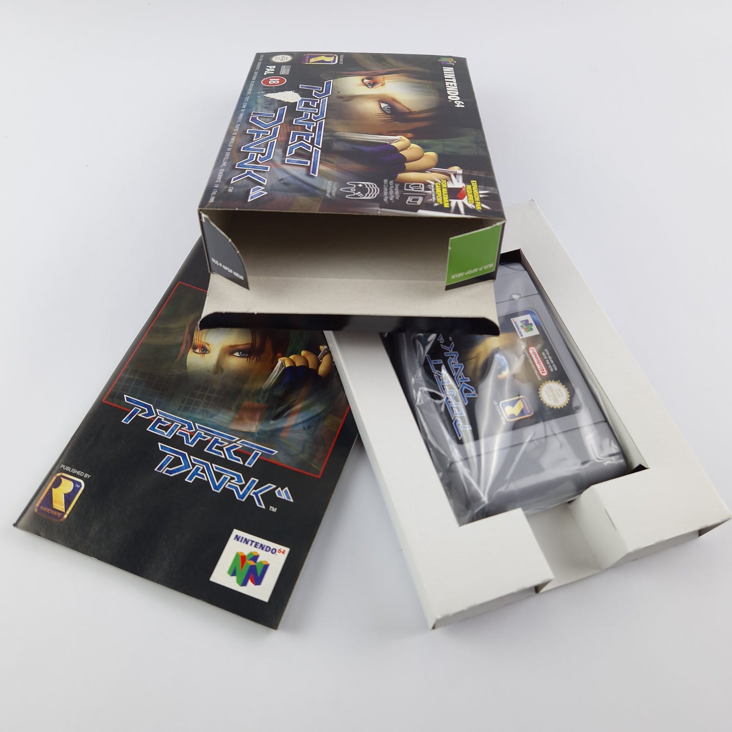 Nintendo 64 Game: Perfect Dark - OVP Instructions Module | PAL Game N64