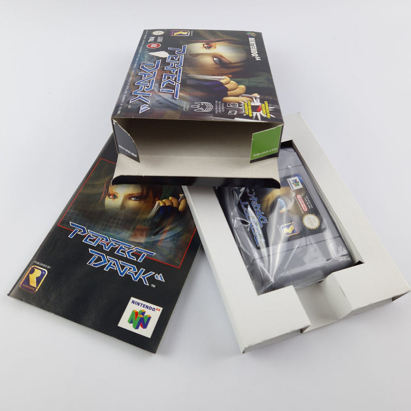 Nintendo 64 Spiel : Perfect Dark - OVP Anleitung Modul | PAL Game N64