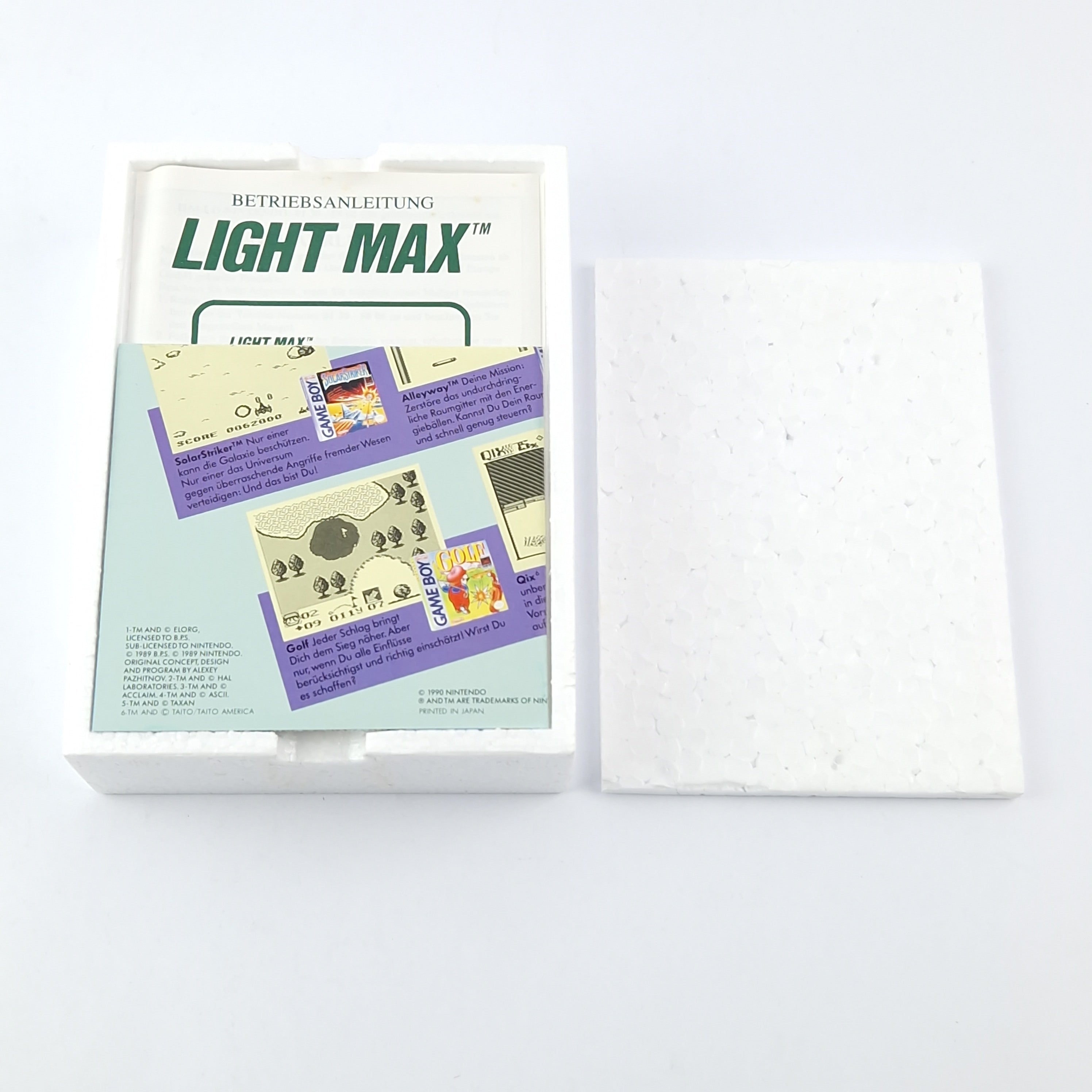 Nintendo Game Boy Classic Zubehör : Gameboy Light Max - Lupe + Licht OVP PAL