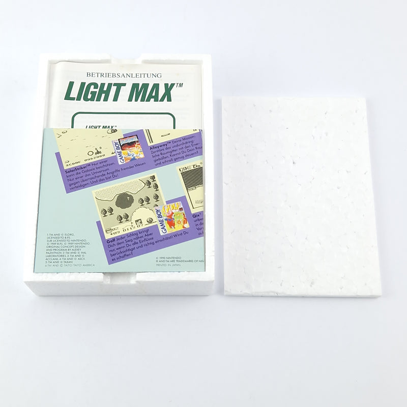 Nintendo Game Boy Classic Accessories: Gameboy Light Max - magnifying glass + light OVP PAL