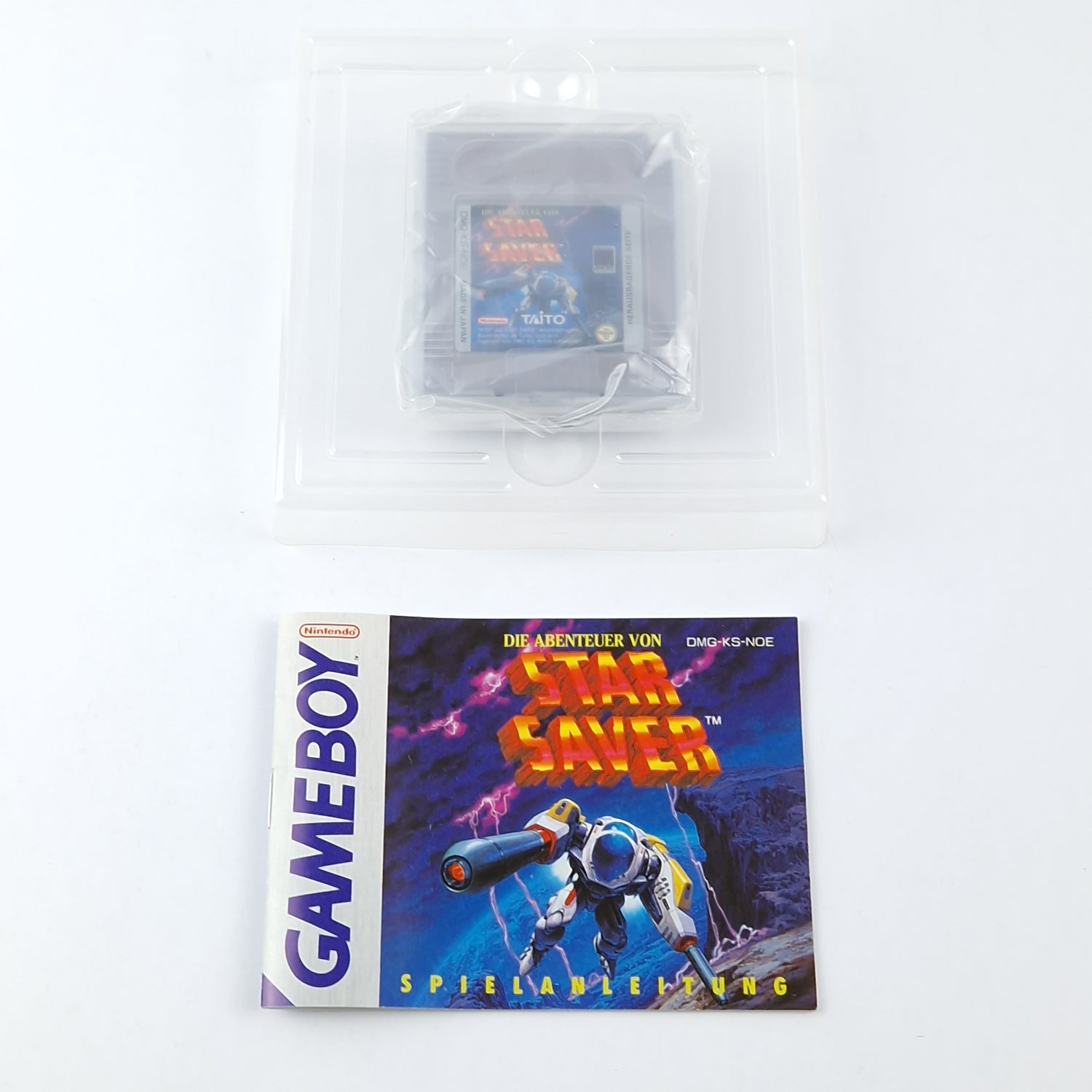 Nintendo Game Boy Classic Game: The Adventures of Star Saver - OVP instructions