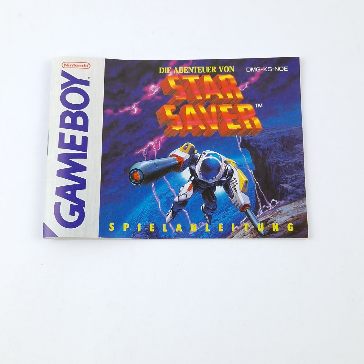 Nintendo Game Boy Classic Spiel : Die Abenteuer von Star Saver - OVP Anleitung