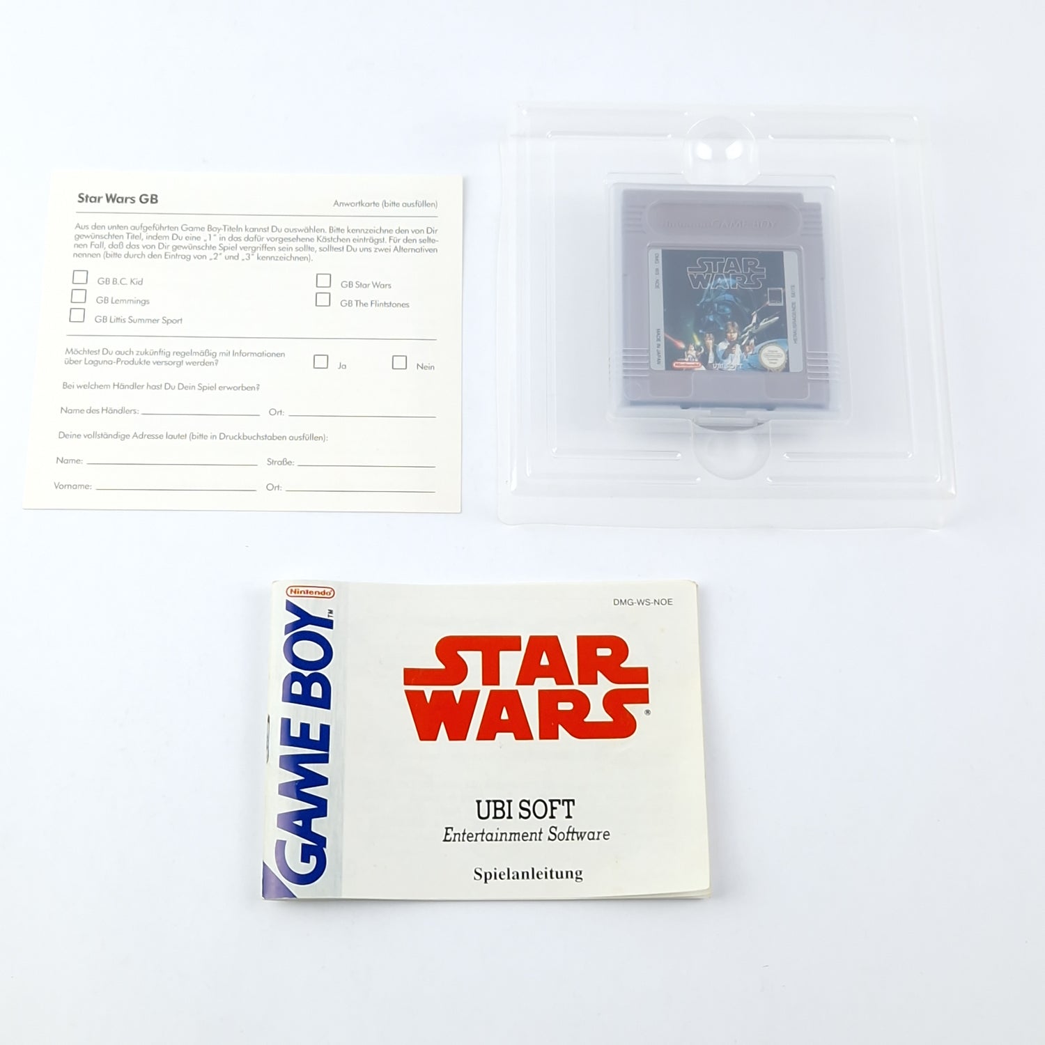 Nintendo Game Boy Classic Game: Star Wars - OVP Instructions Module | Gameboy NOE