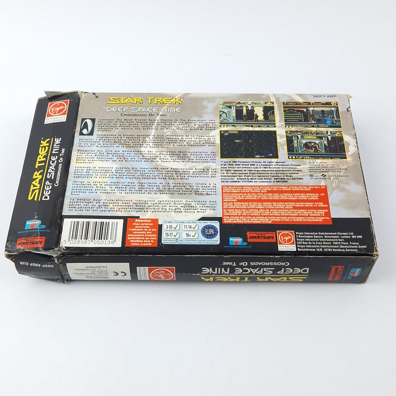 Super Nintendo Spiel : Star Trek Deep Space Nine - OVP Pal Game SNES