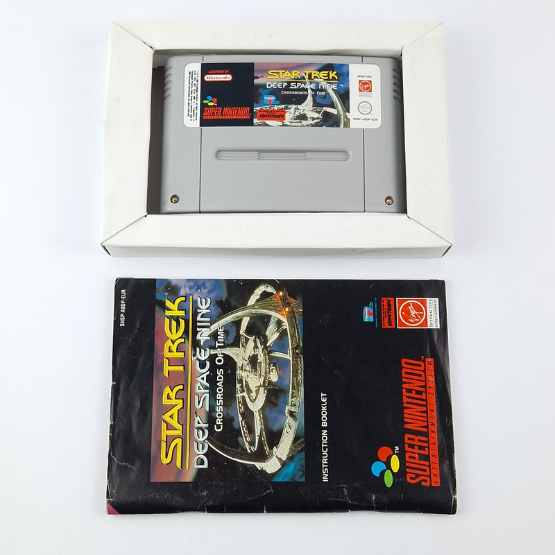 Super Nintendo Spiel : Star Trek Deep Space Nine - OVP Pal Game SNES
