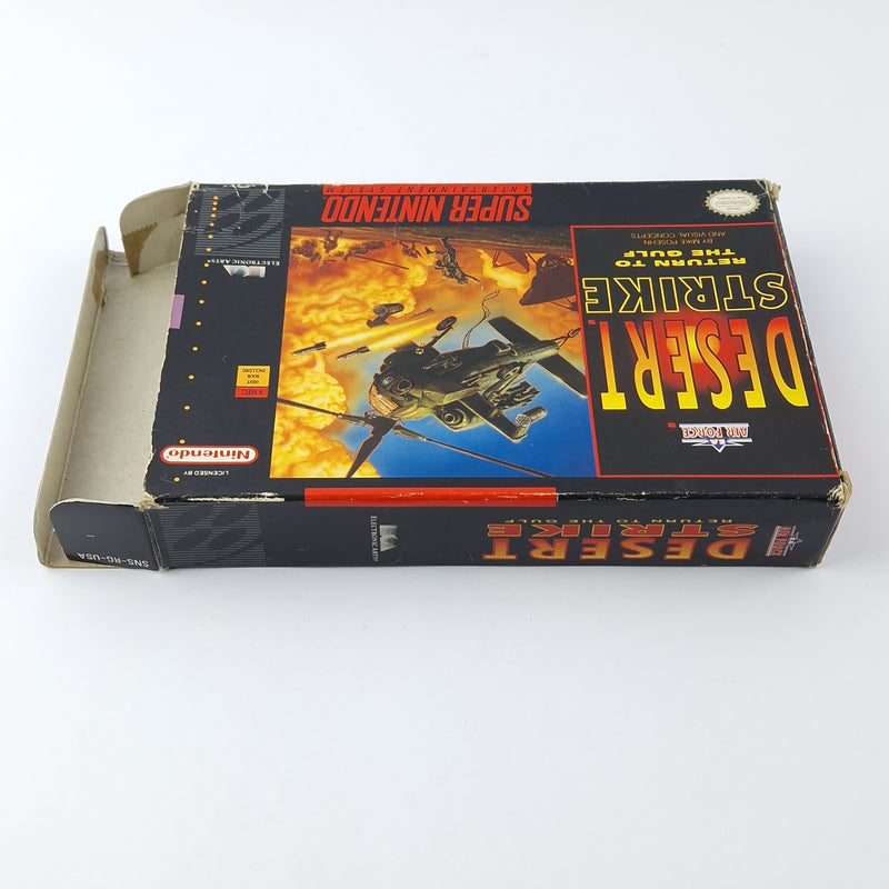 Super Nintendo Spiel : Desert Strike Return to the Gulf - OVP NTSC USA SNES