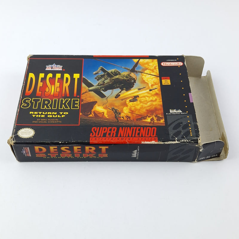 Super Nintendo Spiel : Desert Strike Return to the Gulf - OVP NTSC USA SNES