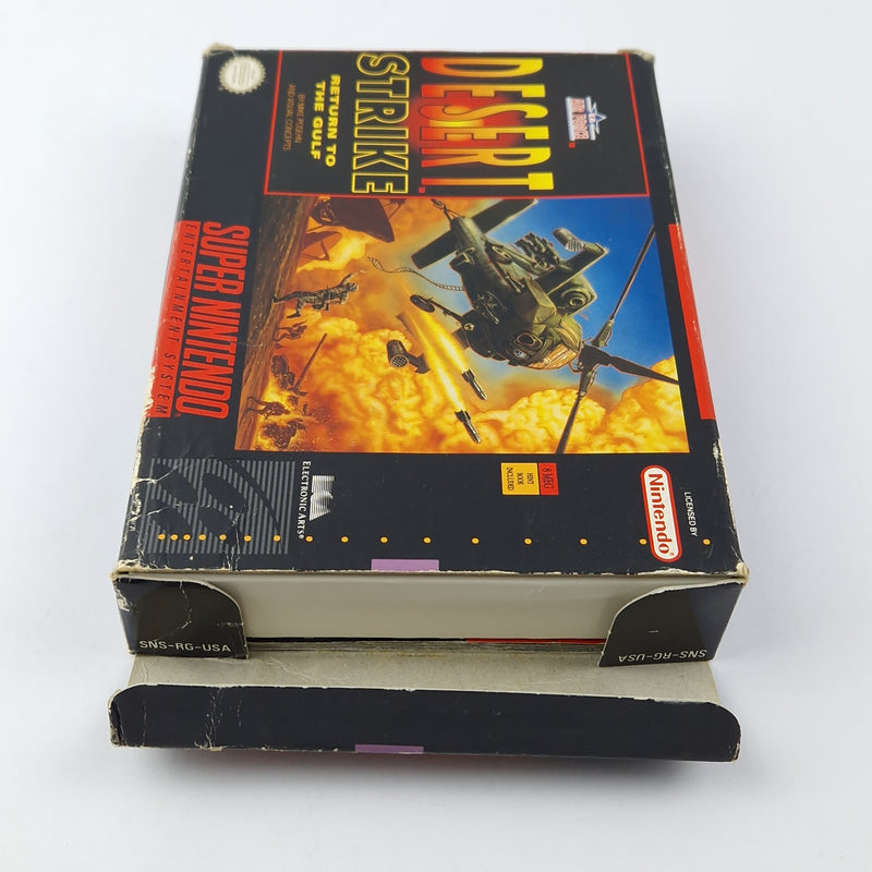 Super Nintendo Spiel : Desert Strike Return to the Gulf - OVP NTSC USA SNES