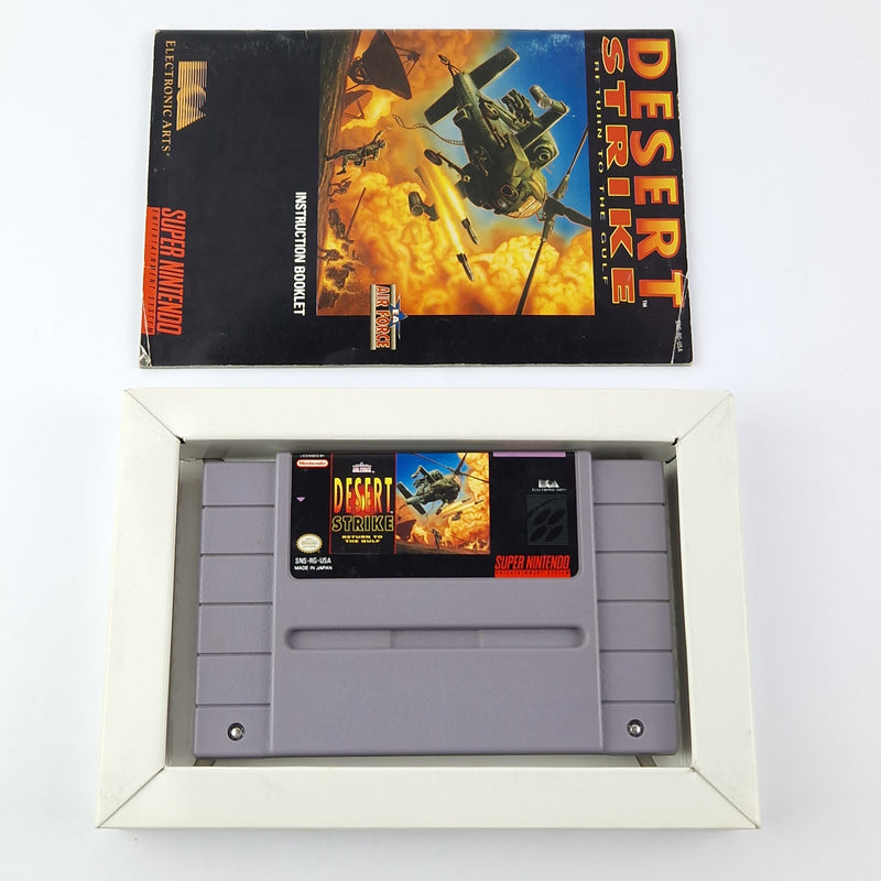 Super Nintendo Spiel : Desert Strike Return to the Gulf - OVP NTSC USA SNES