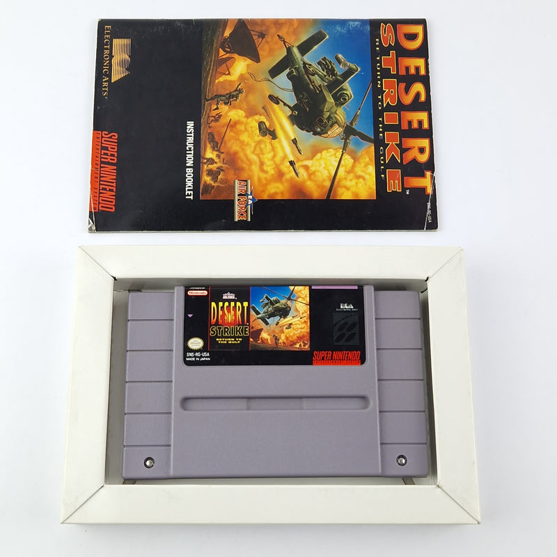 Super Nintendo Game: Desert Strike Return to the Gulf - OVP NTSC USA SNES