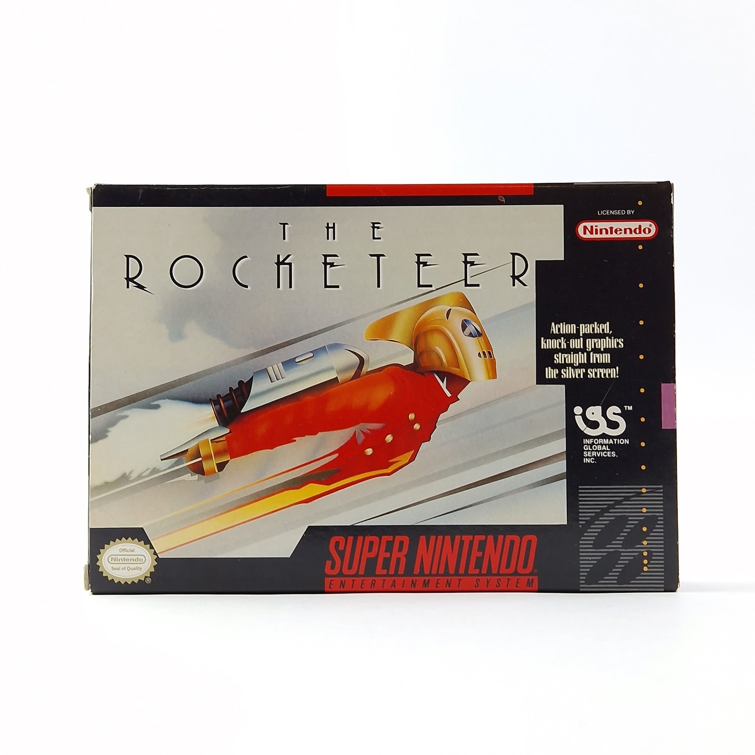 Super Nintendo Spiel : The Rocketeer - OVP Manual Cartridge NTSC-U/C USA SNES
