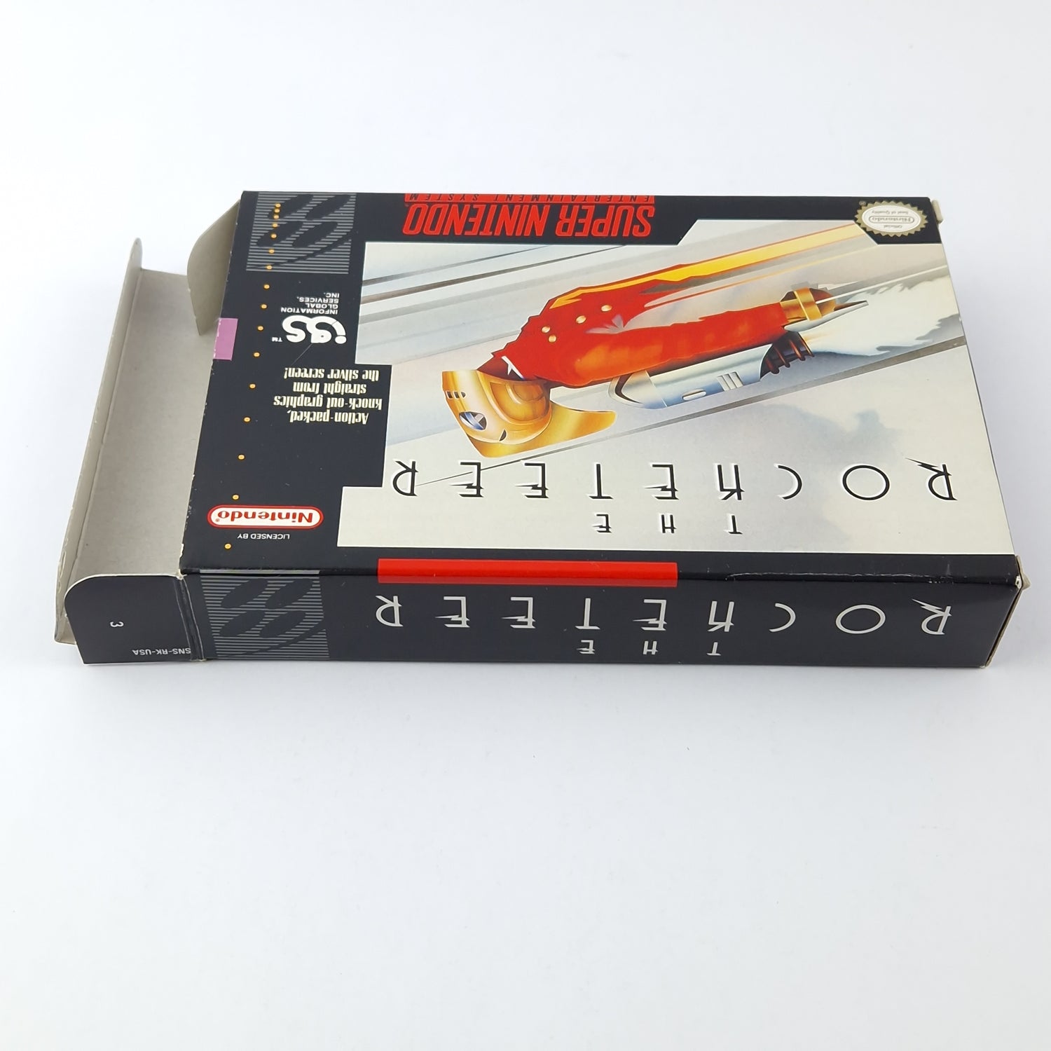 Super Nintendo Spiel : The Rocketeer - OVP Manual Cartridge NTSC-U/C USA SNES