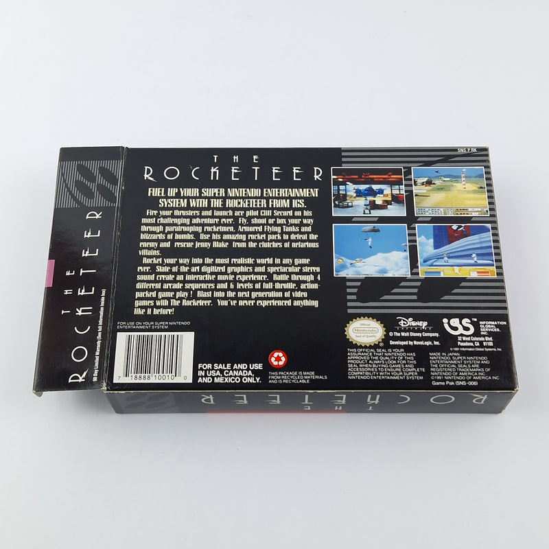 Super Nintendo Spiel : The Rocketeer - OVP Manual Cartridge NTSC-U/C USA SNES