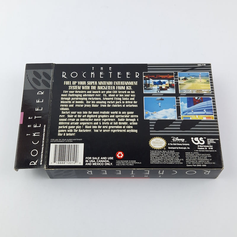Super Nintendo Game: The Rocketeer - OVP Manual Cartridge NTSC-U/C USA SNES