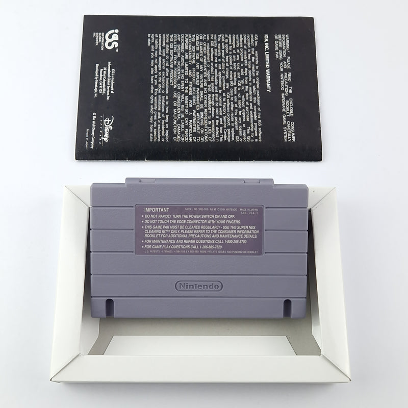 Super Nintendo Spiel : The Rocketeer - OVP Manual Cartridge NTSC-U/C USA SNES