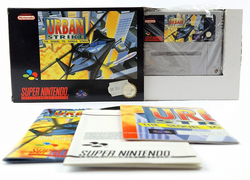Super Nintendo Spiel : Urban Strike The Sequel to Jungle Strike - OVP SNES PAL
