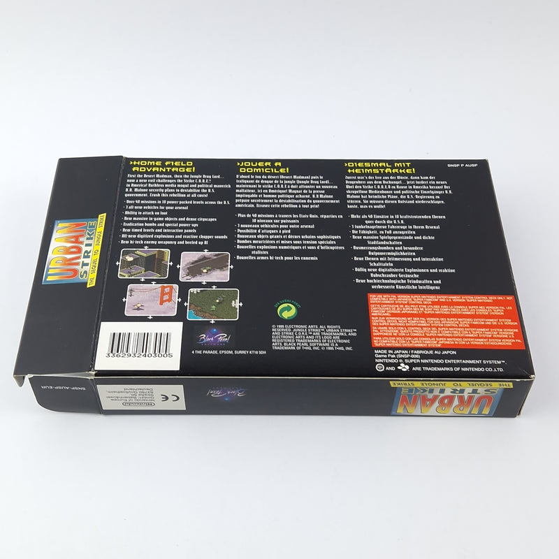 Super Nintendo Spiel : Urban Strike The Sequel to Jungle Strike - OVP SNES PAL