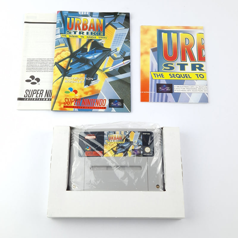 Super Nintendo Spiel : Urban Strike The Sequel to Jungle Strike - OVP SNES PAL