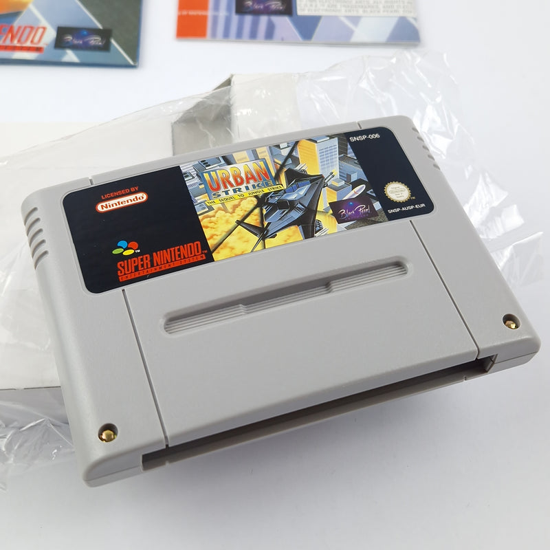 Super Nintendo Spiel : Urban Strike The Sequel to Jungle Strike - OVP SNES PAL