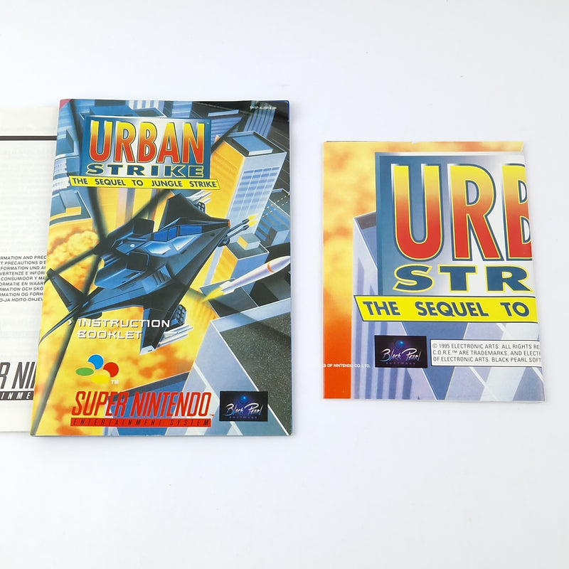 Super Nintendo Spiel : Urban Strike The Sequel to Jungle Strike - OVP SNES PAL