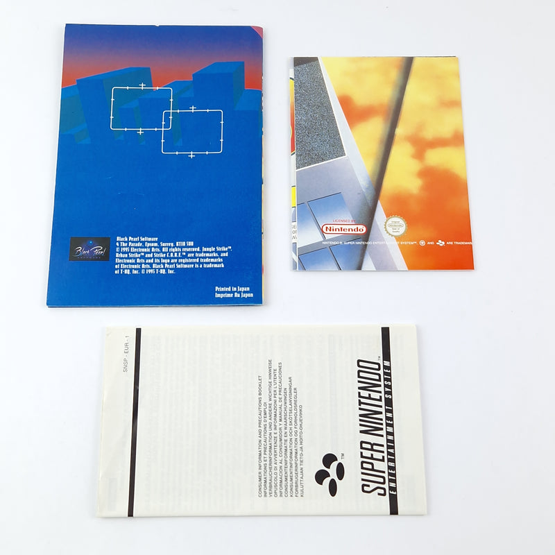Super Nintendo Spiel : Urban Strike The Sequel to Jungle Strike - OVP SNES PAL