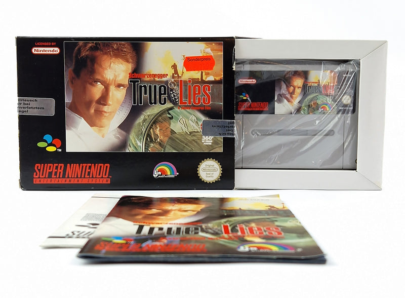 Super Nintendo Spiel : Schwarzenegger True Lies - OVP SNES PAL