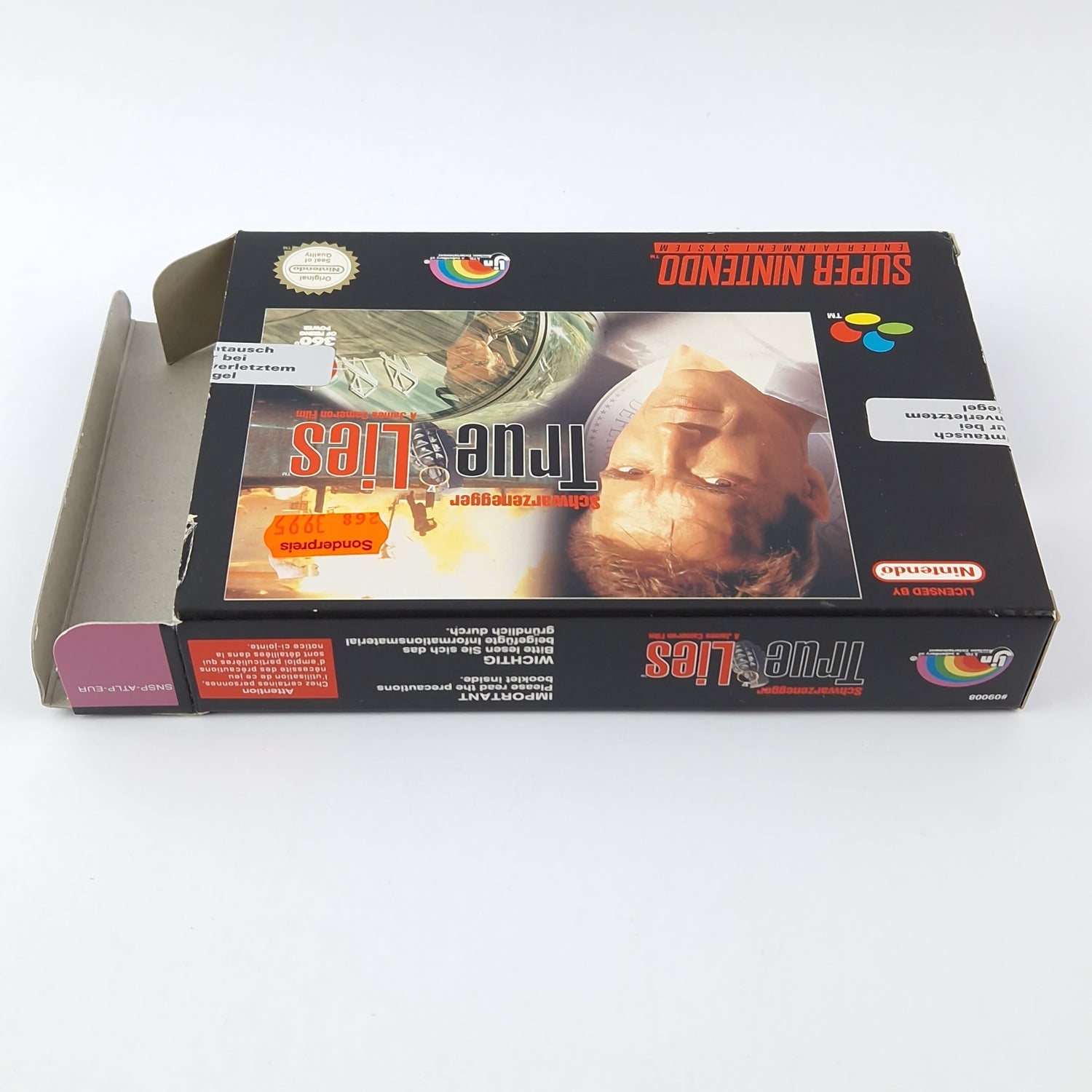 Super Nintendo Spiel : Schwarzenegger True Lies - OVP SNES PAL
