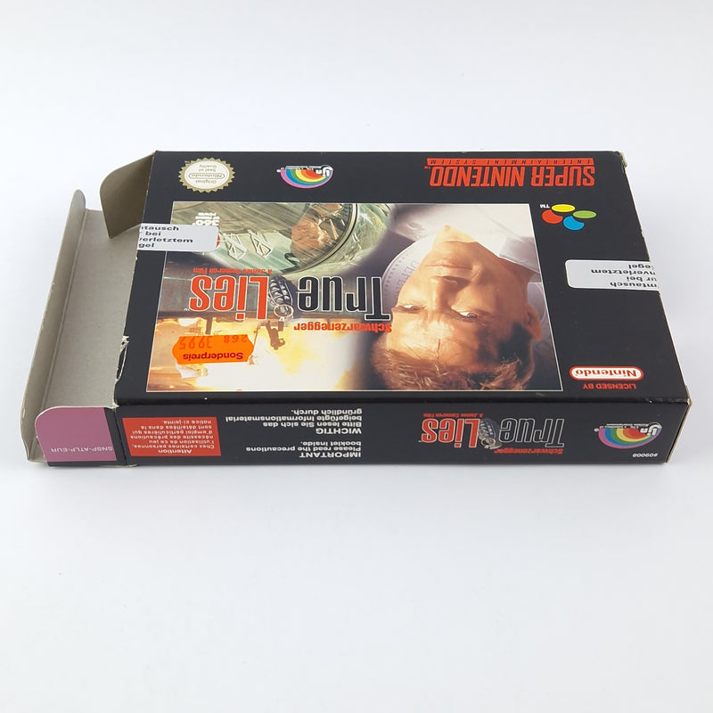 Super Nintendo Spiel : Schwarzenegger True Lies - OVP SNES PAL