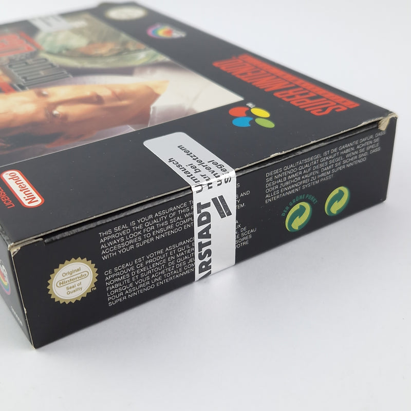 Super Nintendo Spiel : Schwarzenegger True Lies - OVP SNES PAL