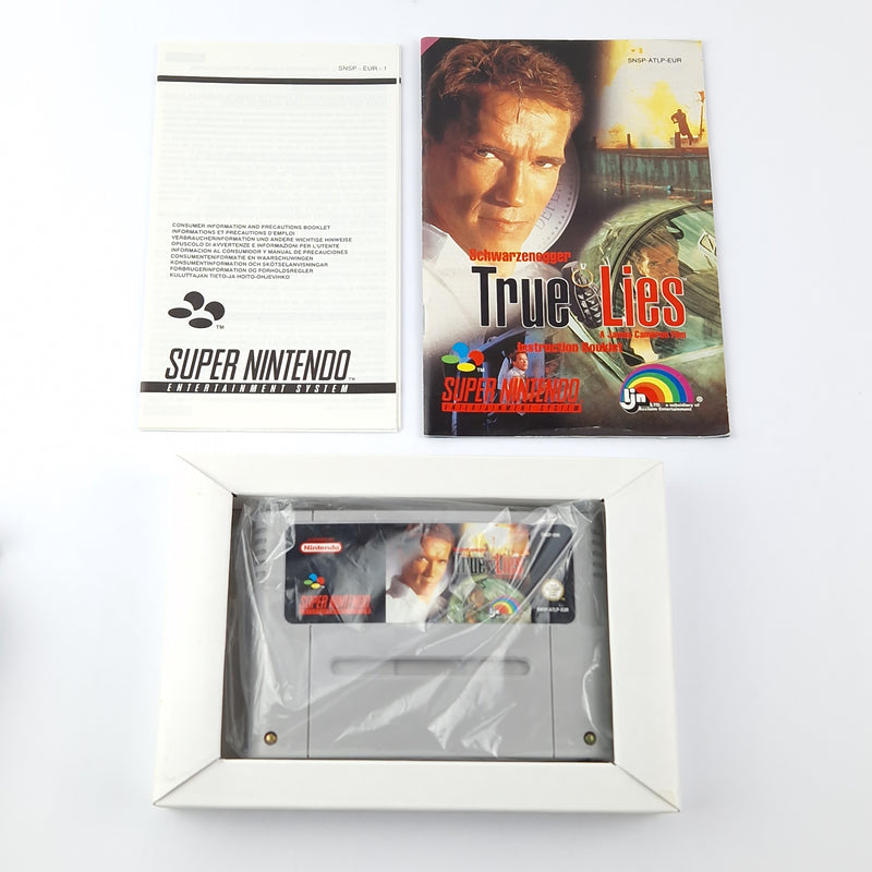 Super Nintendo Spiel : Schwarzenegger True Lies - OVP SNES PAL