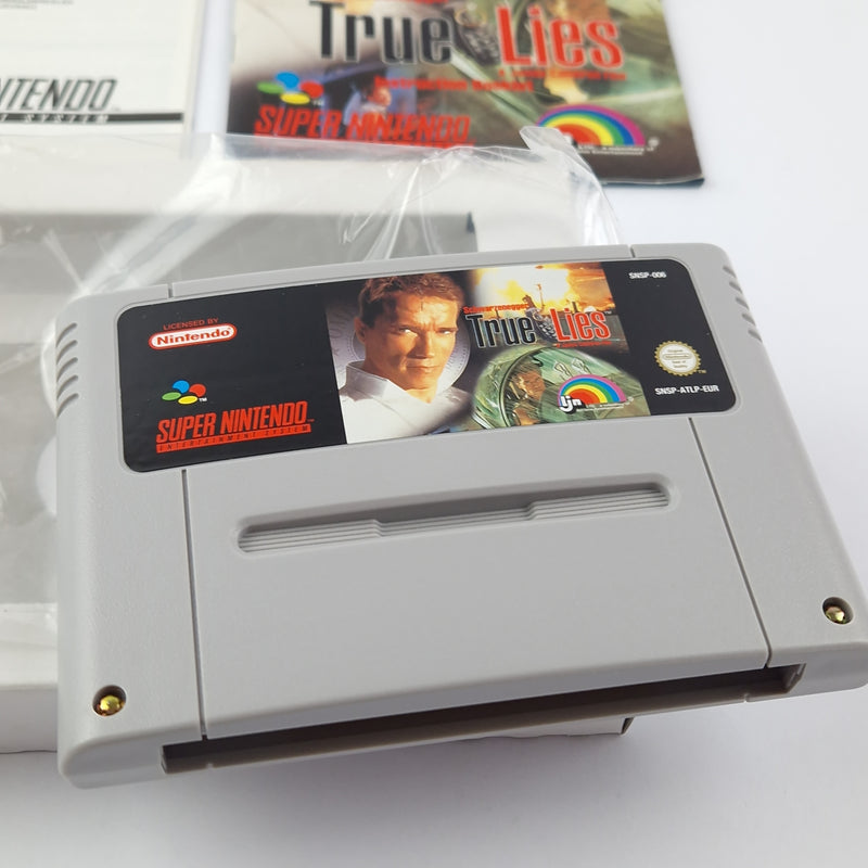 Super Nintendo Spiel : Schwarzenegger True Lies - OVP SNES PAL