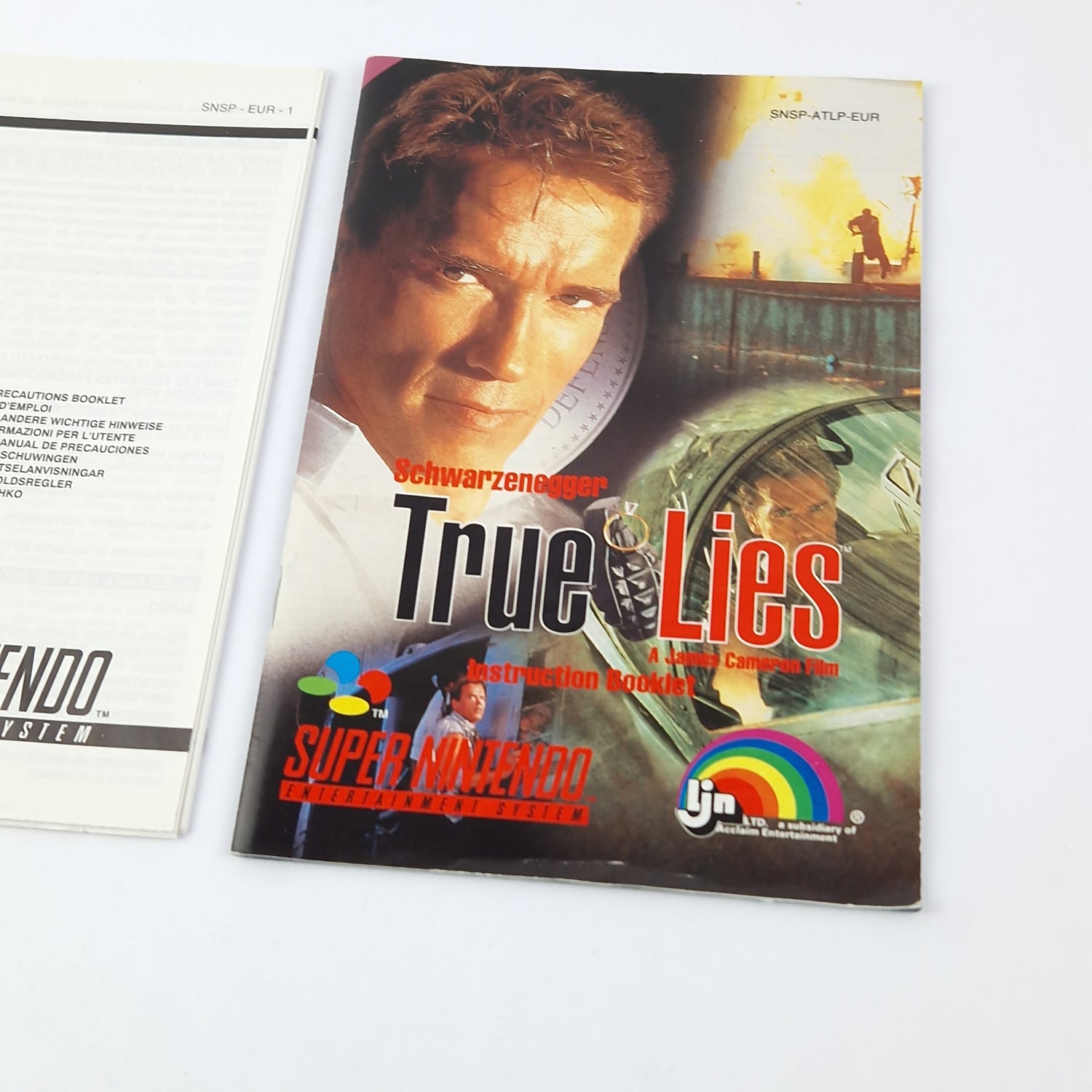 Super Nintendo Game: Schwarzenegger True Lies - OVP SNES PAL