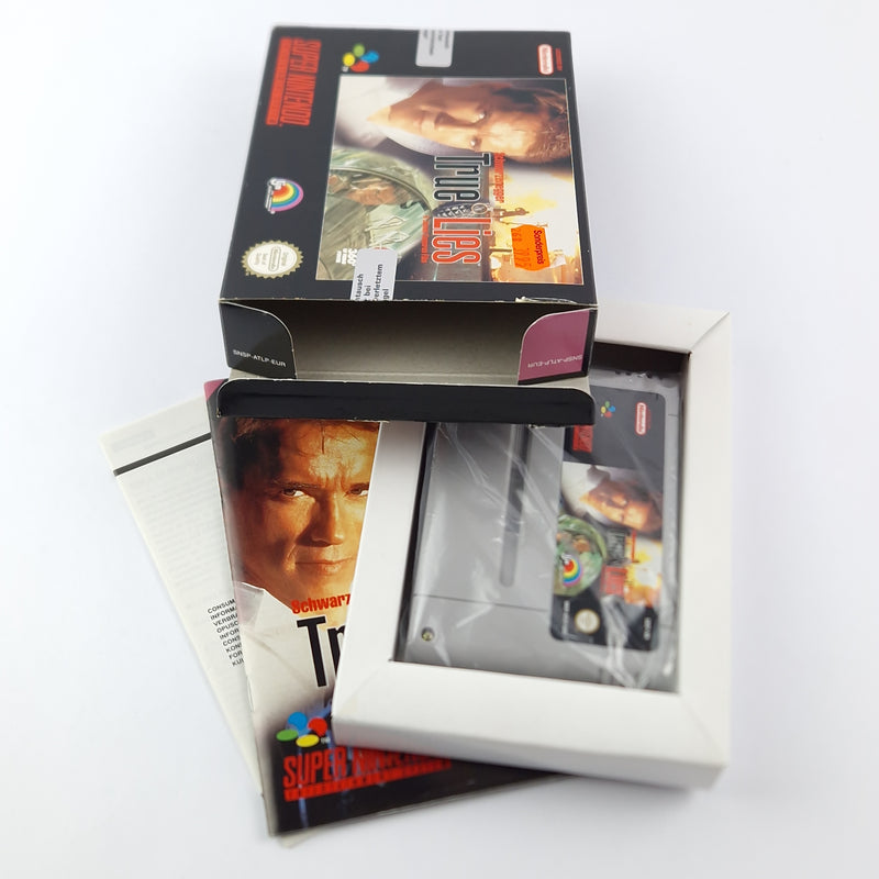 Super Nintendo Spiel : Schwarzenegger True Lies - OVP SNES PAL