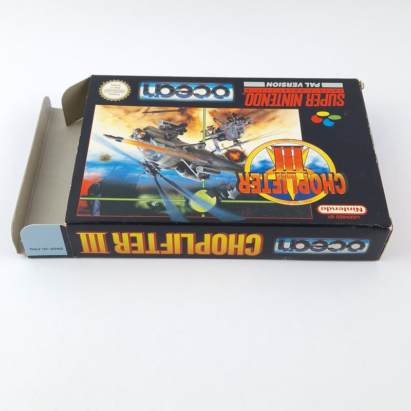 Super Nintendo Spiel : Choplifter III - OVP Anleitung Modul | SNES PAL