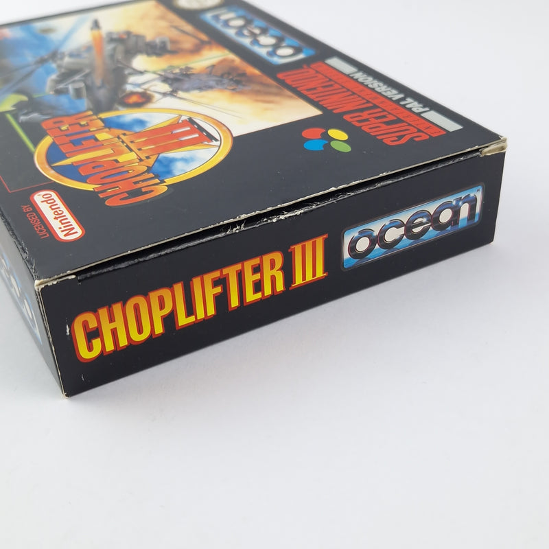 Super Nintendo Spiel : Choplifter III - OVP Anleitung Modul | SNES PAL