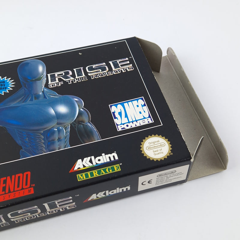 Super Nintendo Spiel : Rise of The Robots - OVP Anleitung Modul | SNES PAL