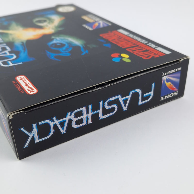 Super Nintendo Spiel : Flashback - OVP Anleitung Modul | SNES PAL NOE