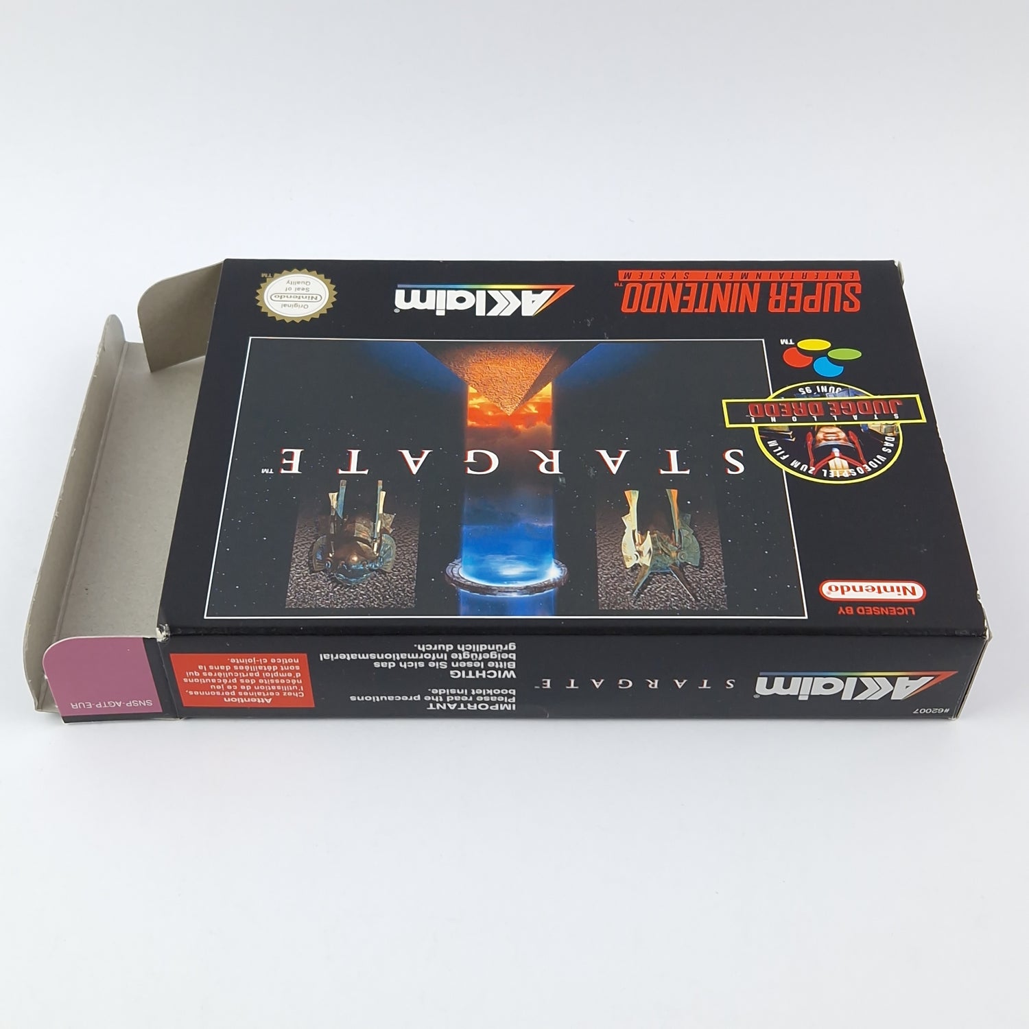 Super Nintendo Spiel : Stargate - OVP Anleitung Modul | SNES PAL EUR