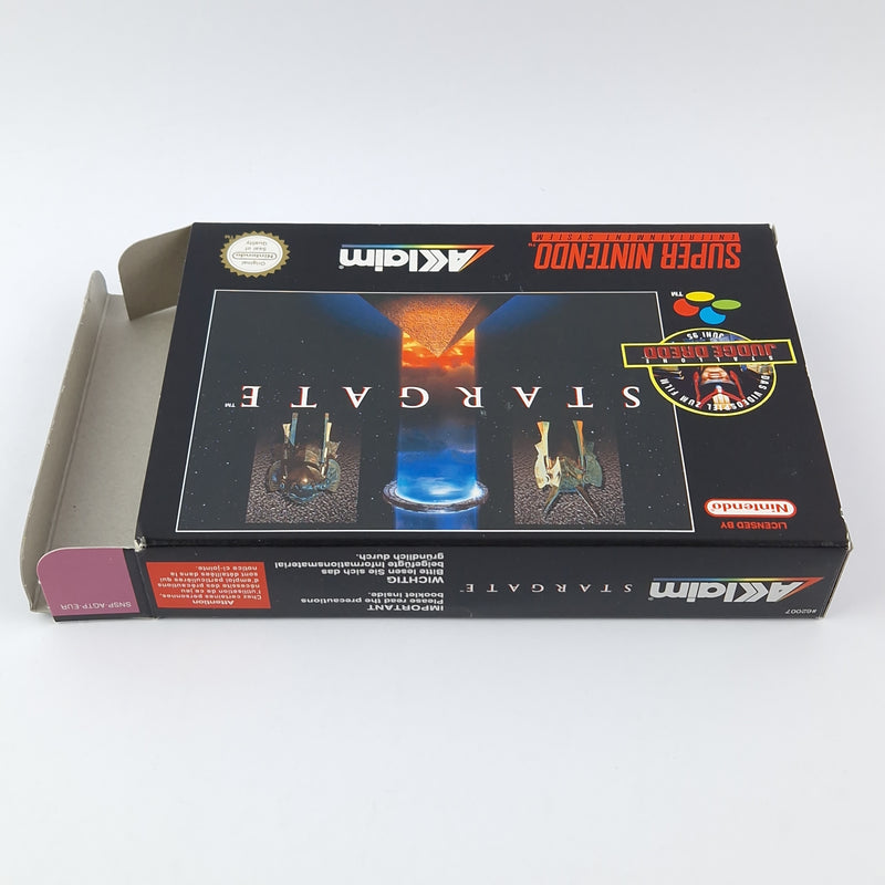 Super Nintendo Spiel : Stargate - OVP Anleitung Modul | SNES PAL EUR